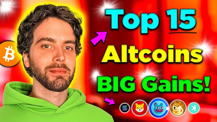 Top 15 Crypto Coins For Big Gains.