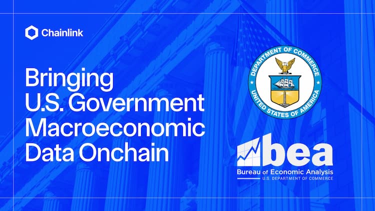 Chainlink and Pyth partner with the U.S. Department of Commerce to bring official macroeconomic data onchain across multiple blockchains.