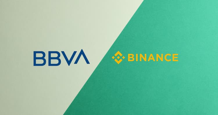 Binance announces a partnership with BBVA, Spain’s second-largest bank, to hold trader margin in U.S. Treasuries.